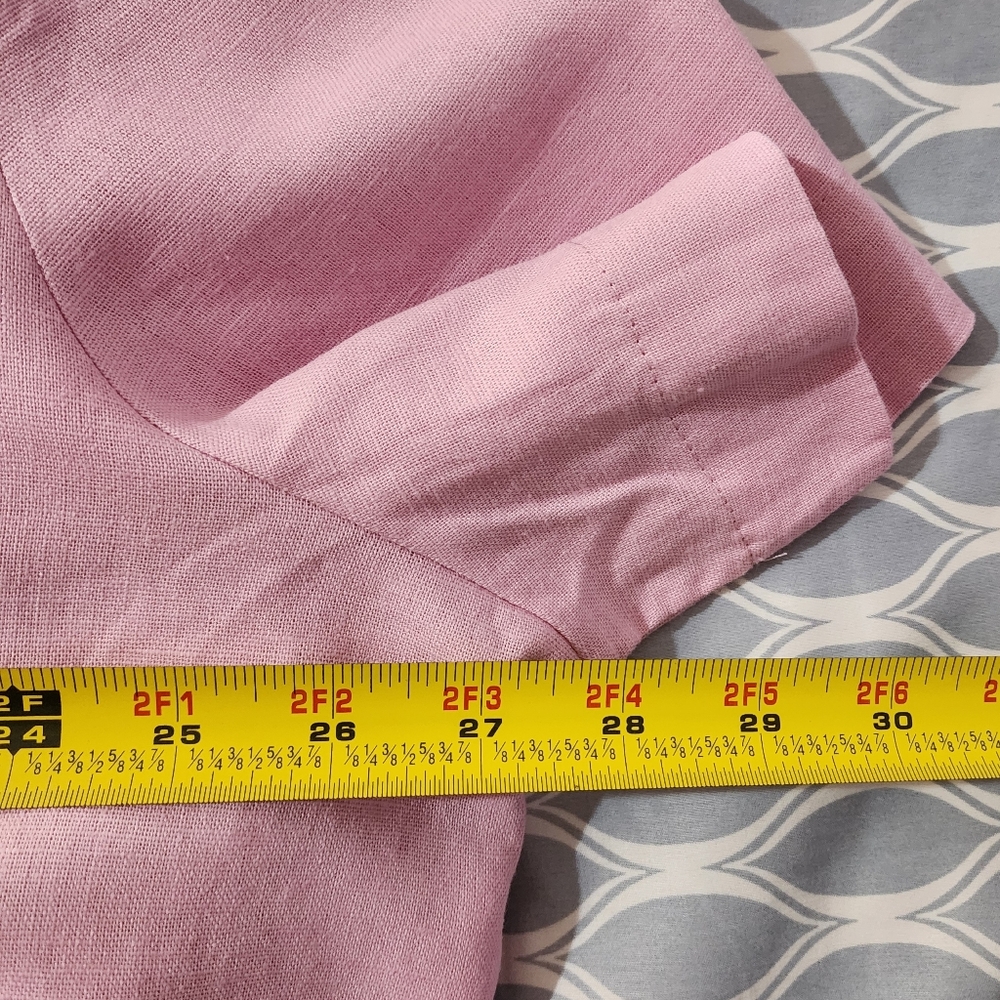 Buffalo David Bitton Light Pink Womans  Short Sleeve Shirt XXL. NWT. - Picture 5 of 6